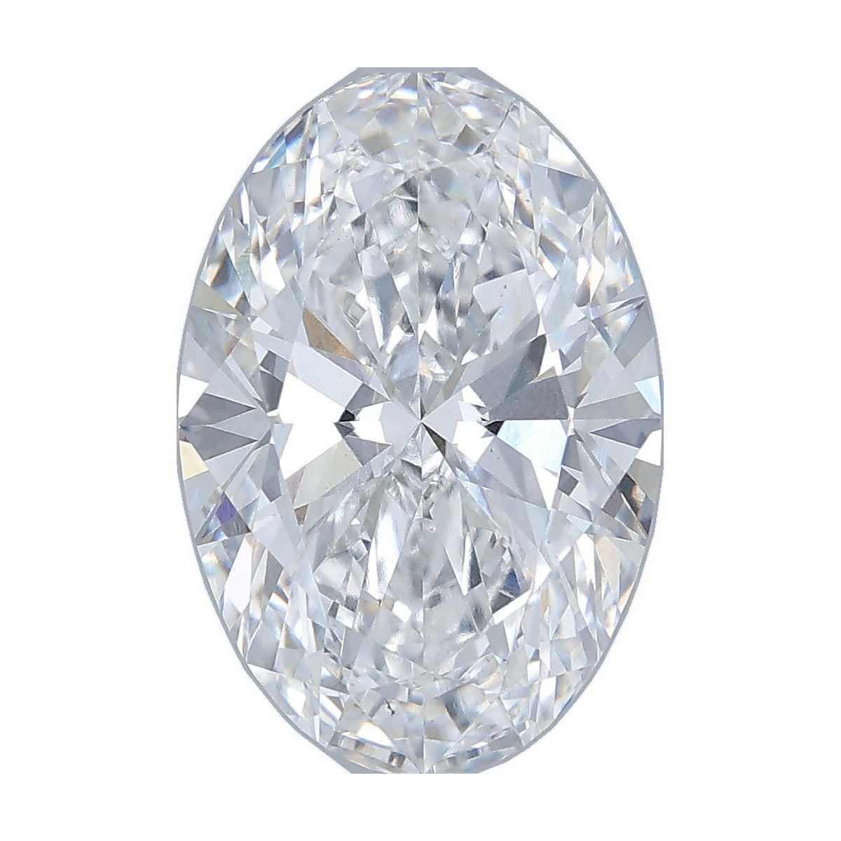 3.54 ct oval lab-grown diamond, D color, VS1 clarity, IGI certified, still from its 360° video