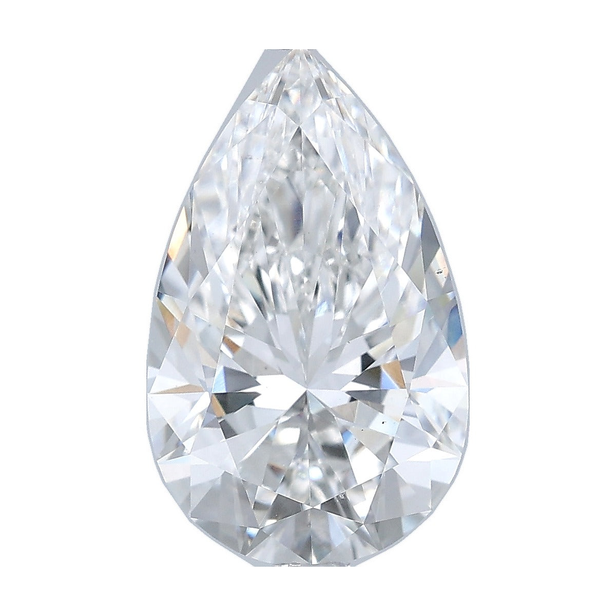 3.54 ct pear lab-grown diamond, F color, VS1 clarity, IGI certified, still from its 360° video