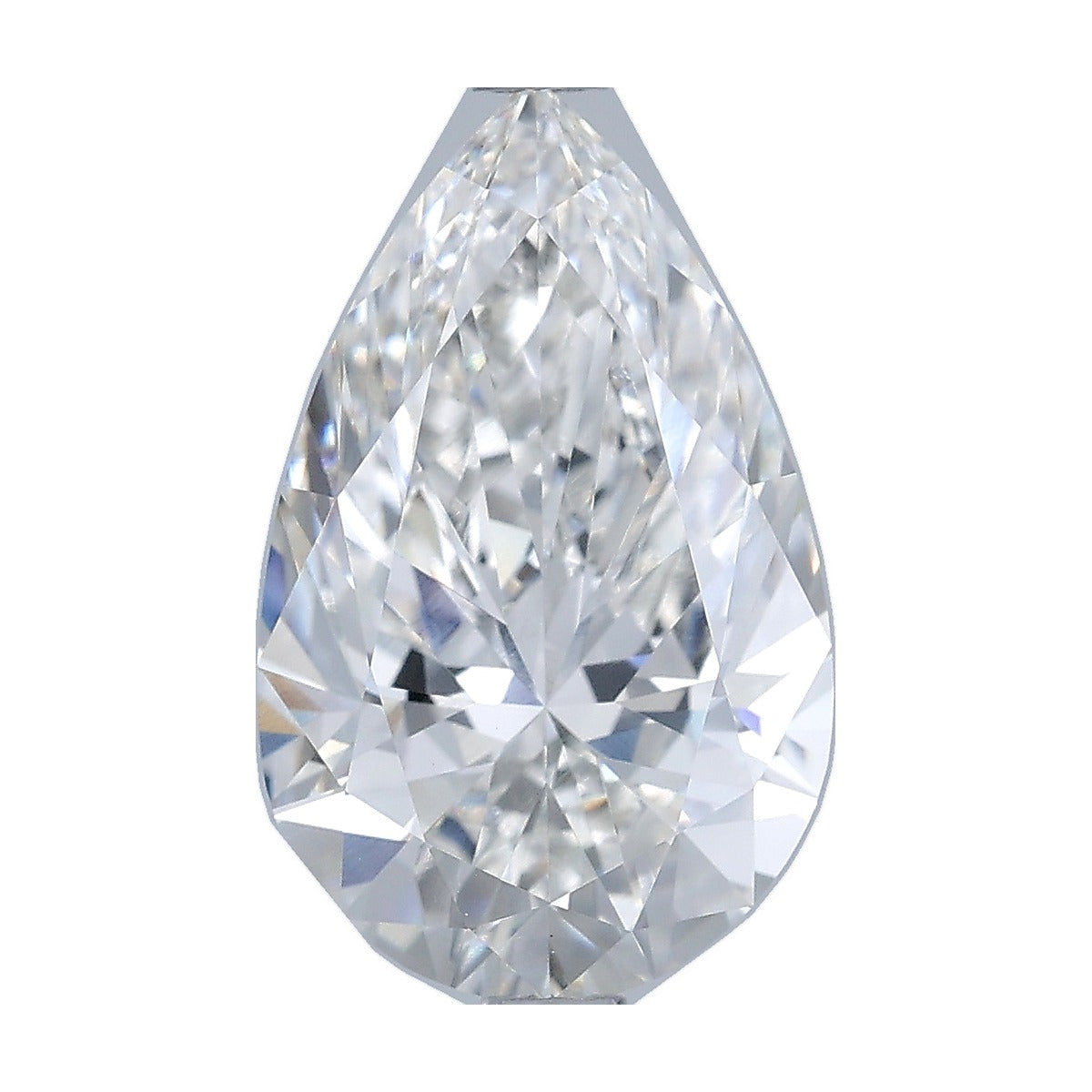 3.54 ct pear lab-grown diamond, F color, VVS2 clarity, IGI certified, still from its 360° video
