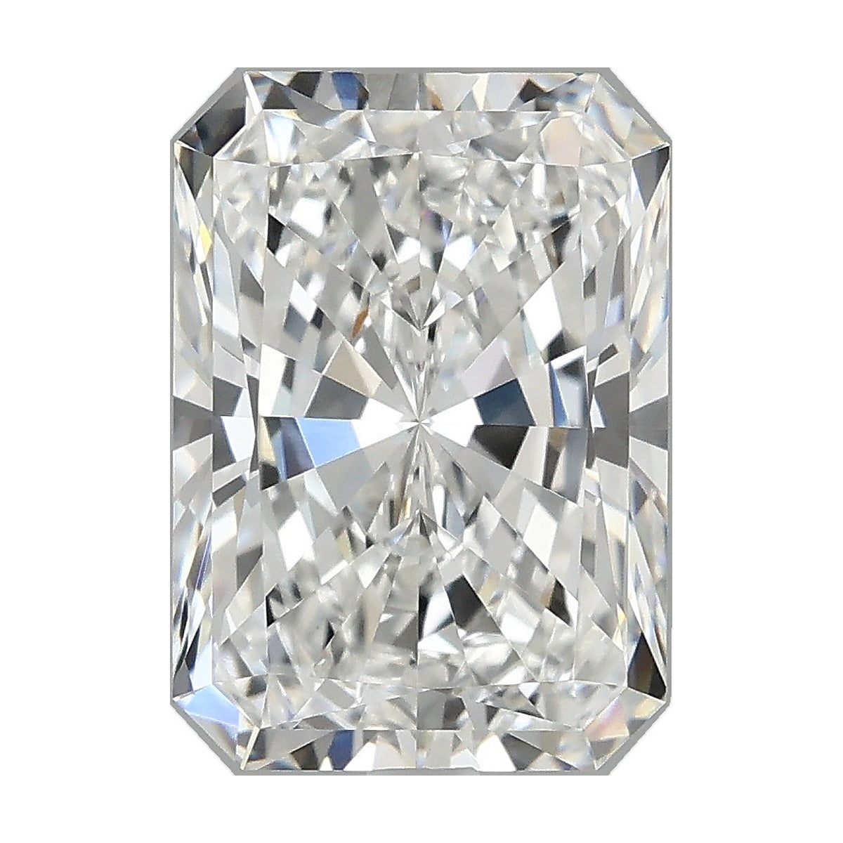 3.54 ct radiant lab-grown diamond, D color, VVS2 clarity, IGI certified, still from its 360° video