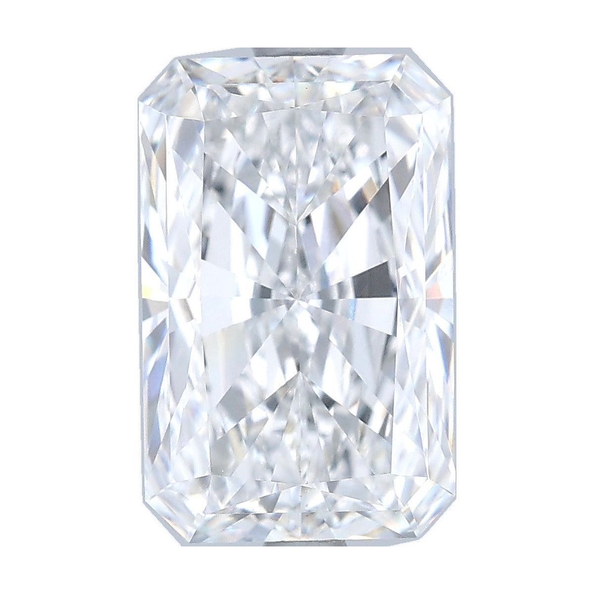 3.54 ct radiant lab-grown diamond, E color, VVS2 clarity, GIA certified, still from its 360° video