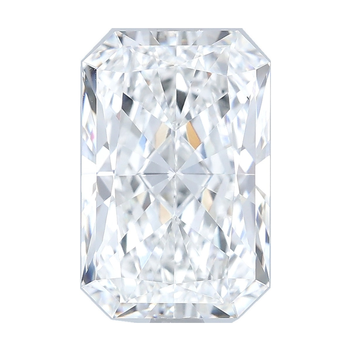 3.54 ct radiant lab-grown diamond, E color, VVS2 clarity, IGI certified, still from its 360° video