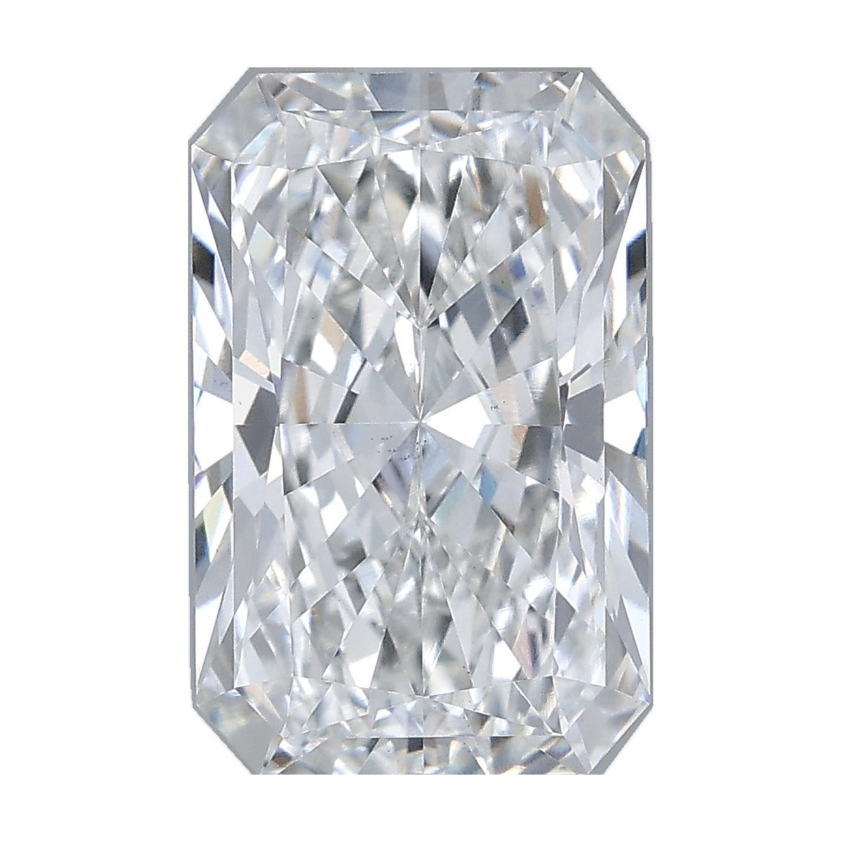 3.54 ct radiant lab-grown diamond, F color, VS1 clarity, IGI certified, still from its 360° video