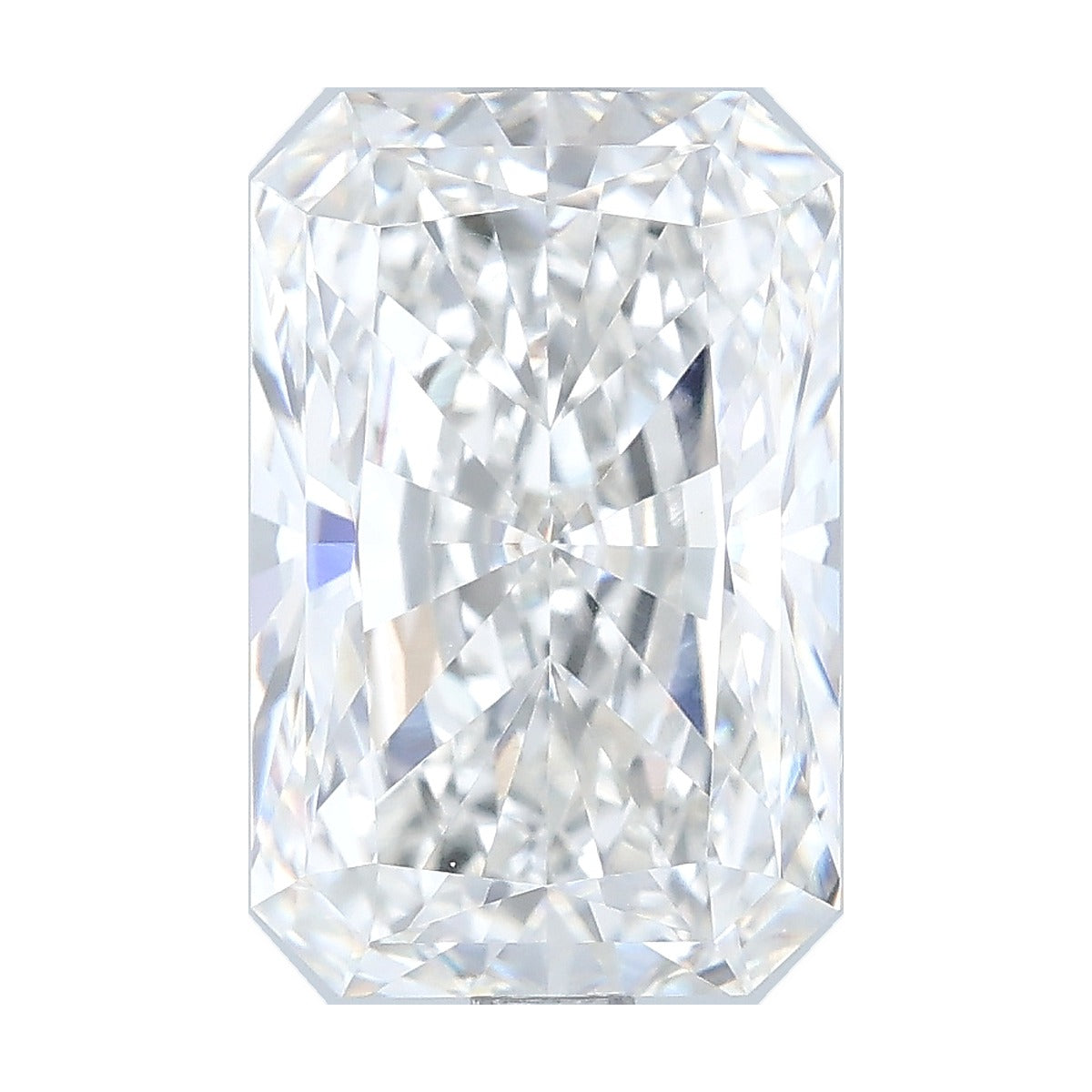 3.54 ct radiant lab-grown diamond, F color, VVS2 clarity, IGI certified, still from its 360° video