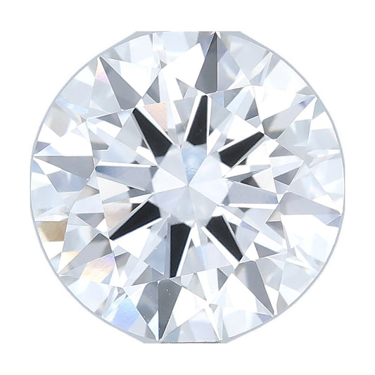 3.54 ct round lab-grown diamond, E color, VS1 clarity, IGI certified, still from its 360° video