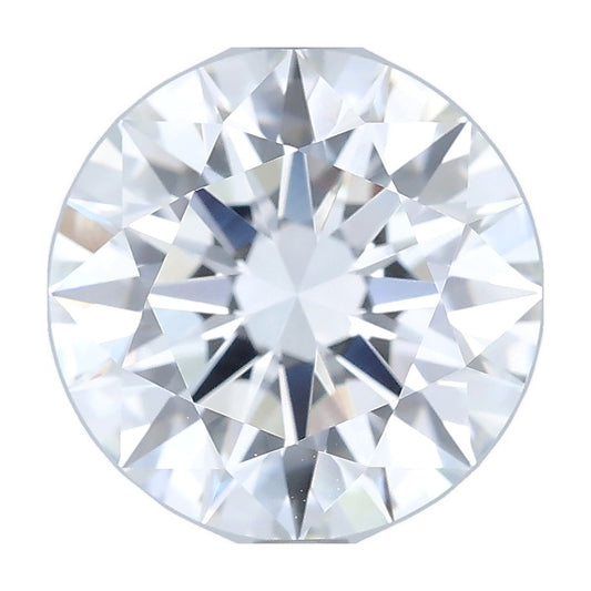 3.54 ct round lab-grown diamond, E color, VVS2 clarity, IGI certified, still from its 360° video