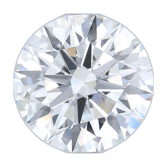 3.54 ct round lab-grown diamond, F color, VVS2 clarity, IGI certified, still from its 360° video