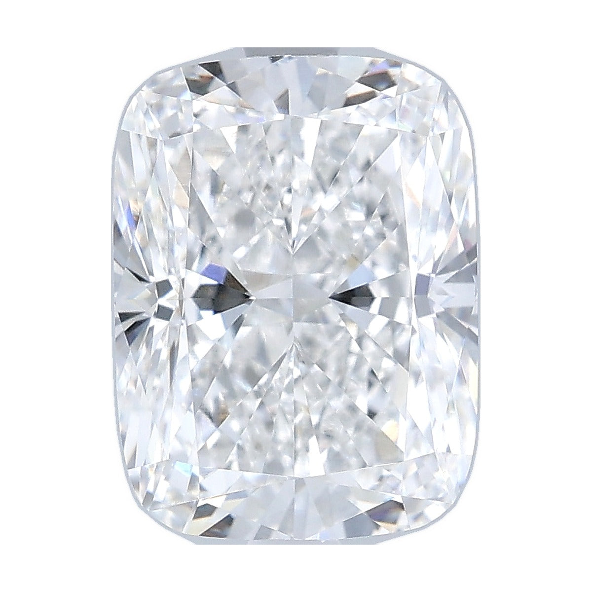 3.55 ct elongated cushion lab-grown diamond, E color, VVS1 clarity, IGI certified, still from its 360° video