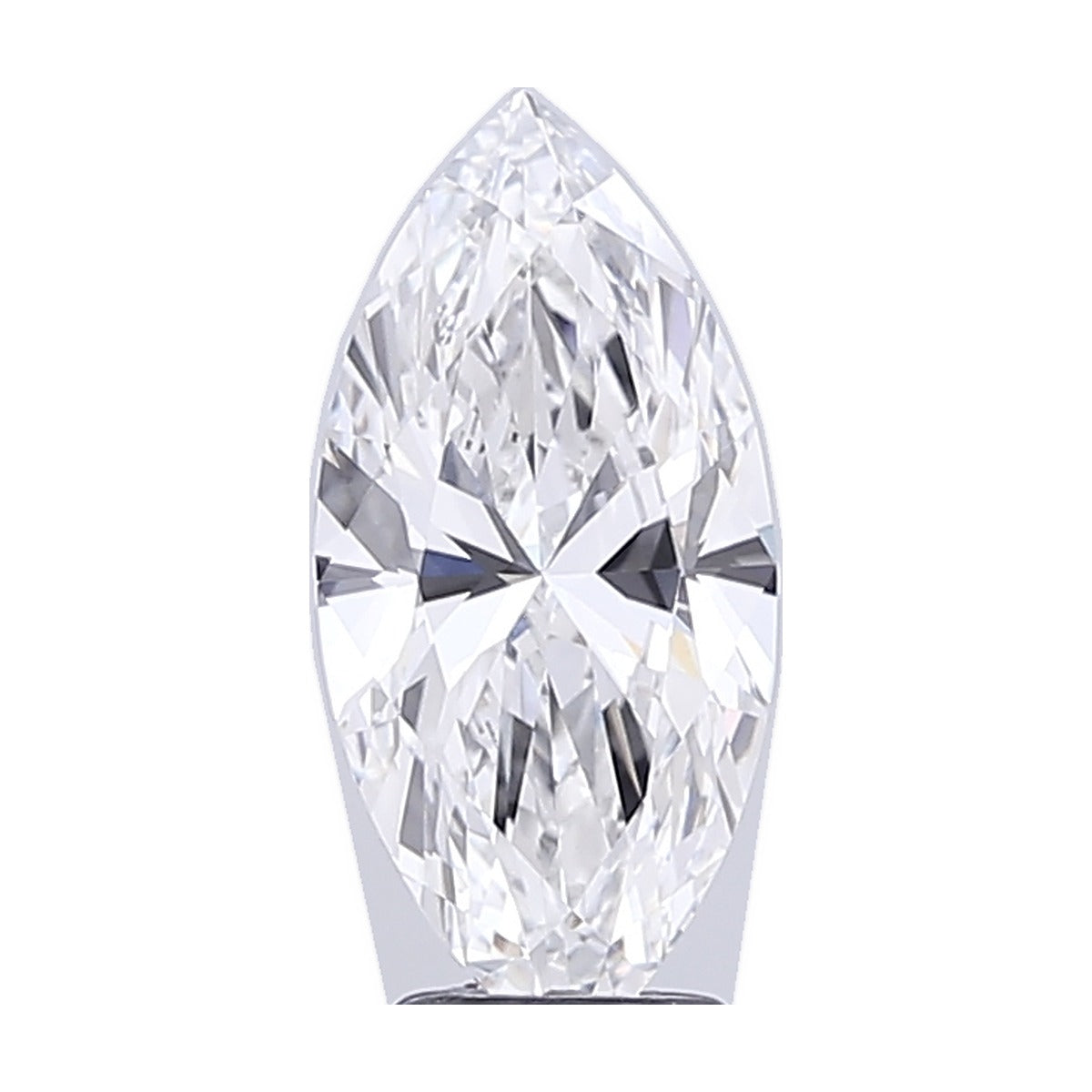 3.55 ct marquise lab-grown diamond, F color, VVS2 clarity, IGI certified, still from its 360° video