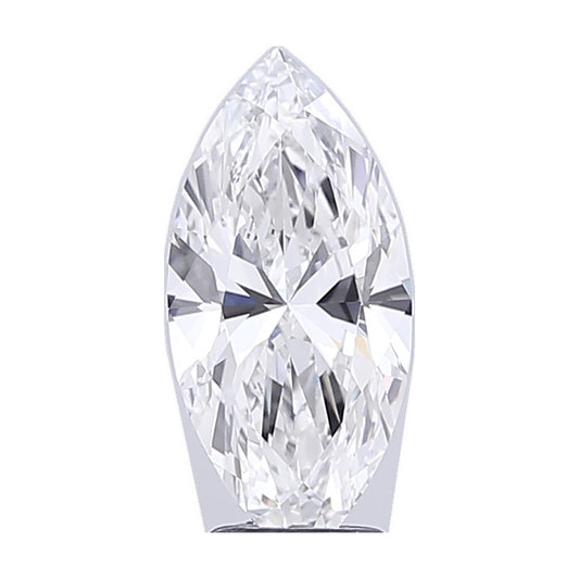 3.55 ct marquise lab-grown diamond, F color, VVS2 clarity, IGI certified, still from its 360° video