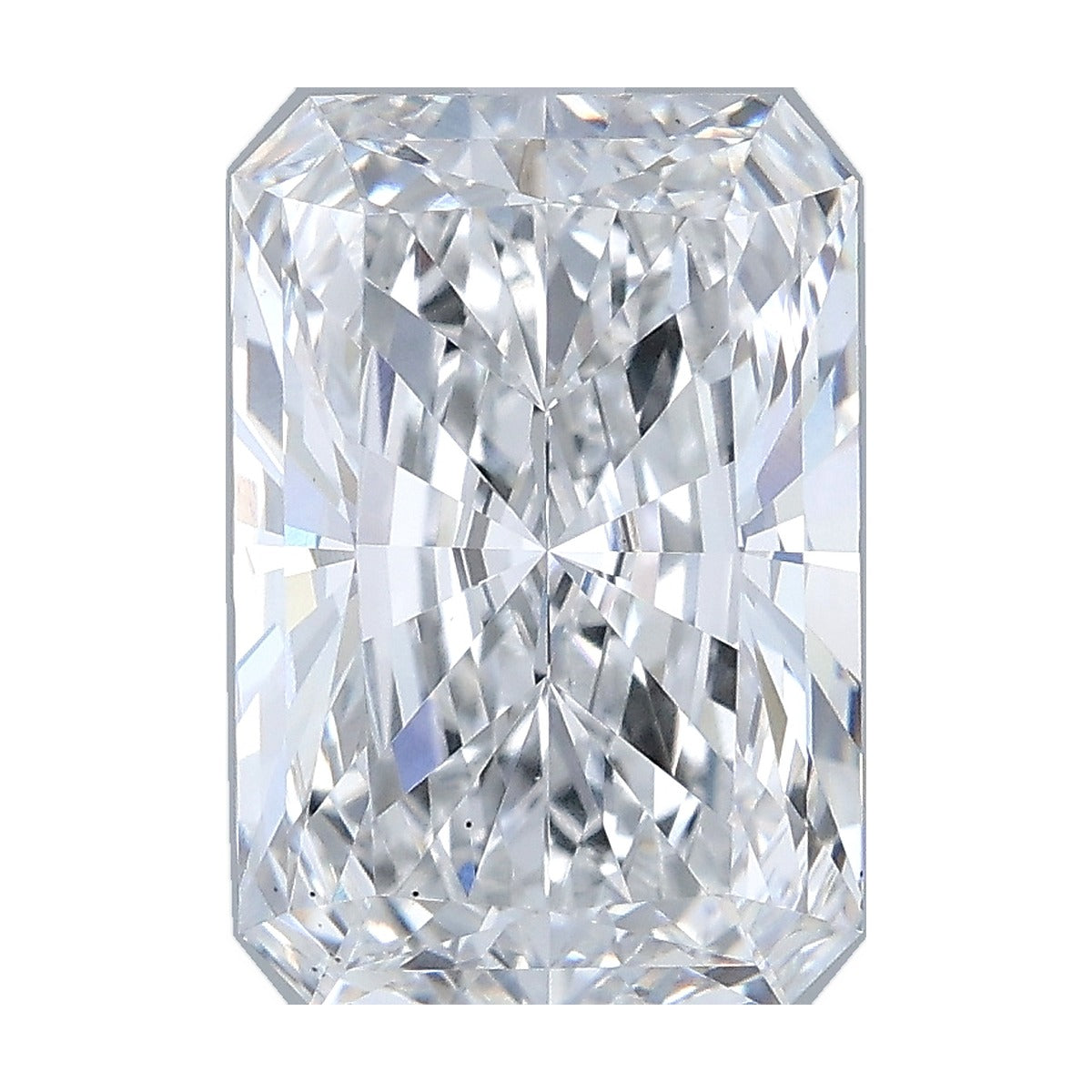 3.55 ct radiant lab-grown diamond, D color, VS1 clarity, IGI certified, still from its 360° video