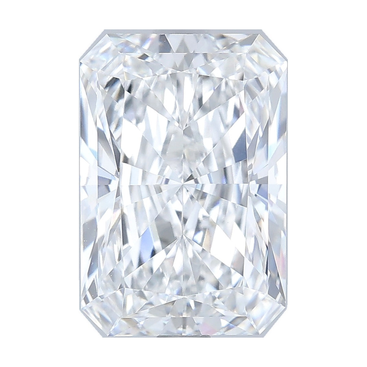 3.55 ct radiant lab-grown diamond, D color, VVS2 clarity, IGI certified, still from its 360° video