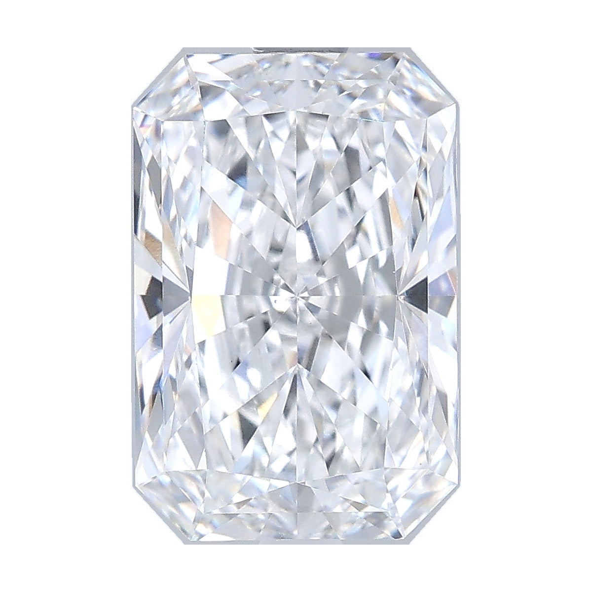 3.55 ct radiant lab-grown diamond, E color, VS1 clarity, GIA certified, still from its 360° video