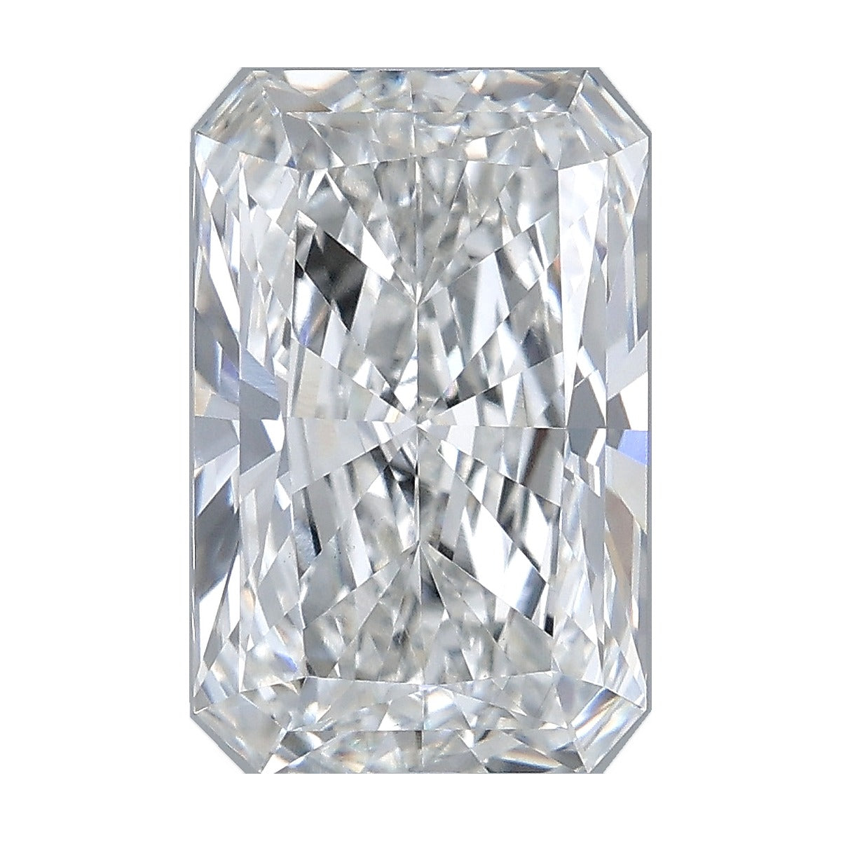 3.55 ct radiant lab-grown diamond, F color, VS1 clarity, IGI certified, still from its 360° video