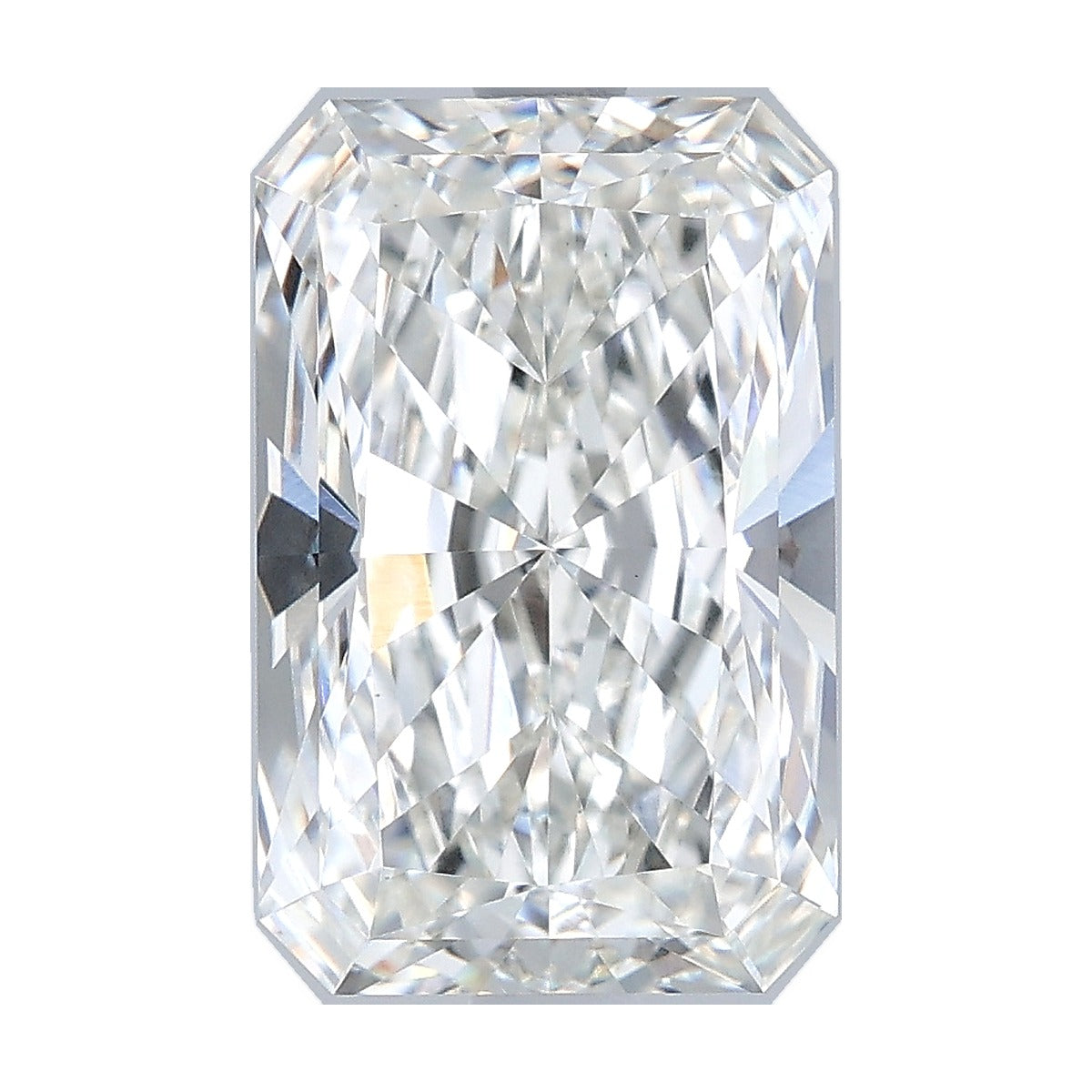 3.55 ct radiant lab-grown diamond, G color, VVS2 clarity, IGI certified, still from its 360° video