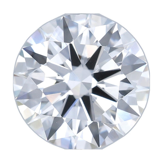 3.55 ct round lab-grown diamond, D color, VS1 clarity, IGI certified, still from its 360° video