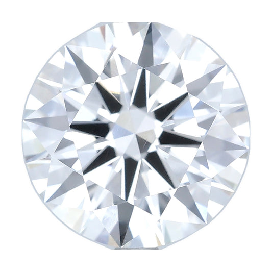 3.55 ct round lab-grown diamond, E color, VS1 clarity, IGI certified, still from its 360° video