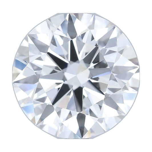3.55 ct round lab-grown diamond, E color, VS1 clarity, IGI certified, still from its 360° video
