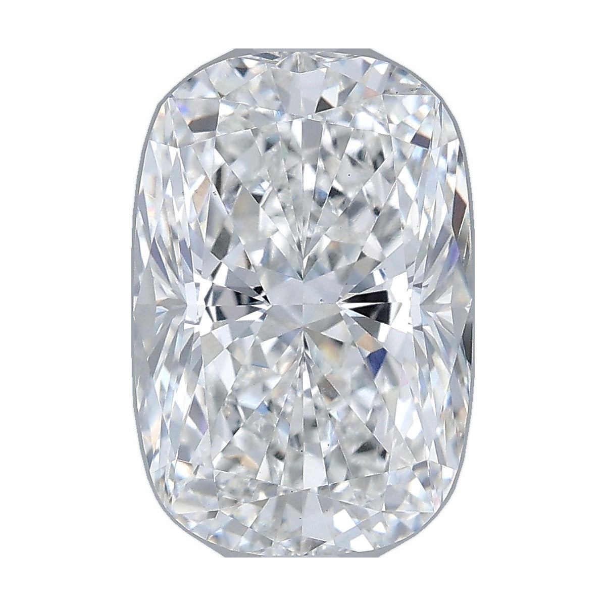 3.56 ct elongated cushion lab-grown diamond, E color, VS1 clarity, IGI certified, still from its 360° video
