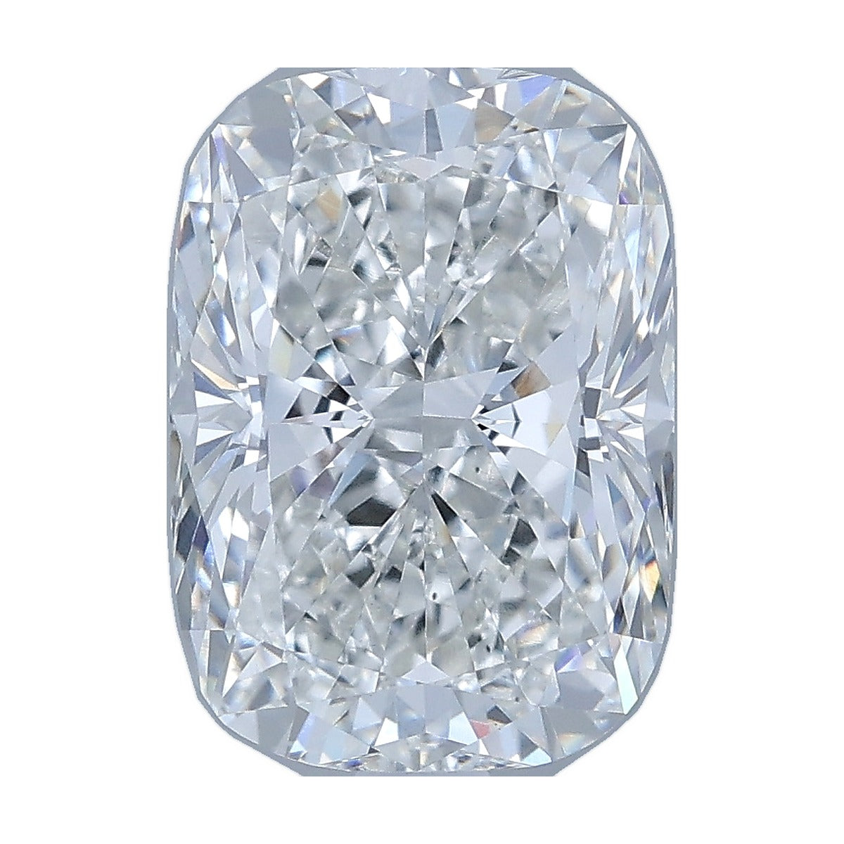 3.56 ct elongated cushion lab-grown diamond, F color, VS2 clarity, IGI certified, still from its 360° video