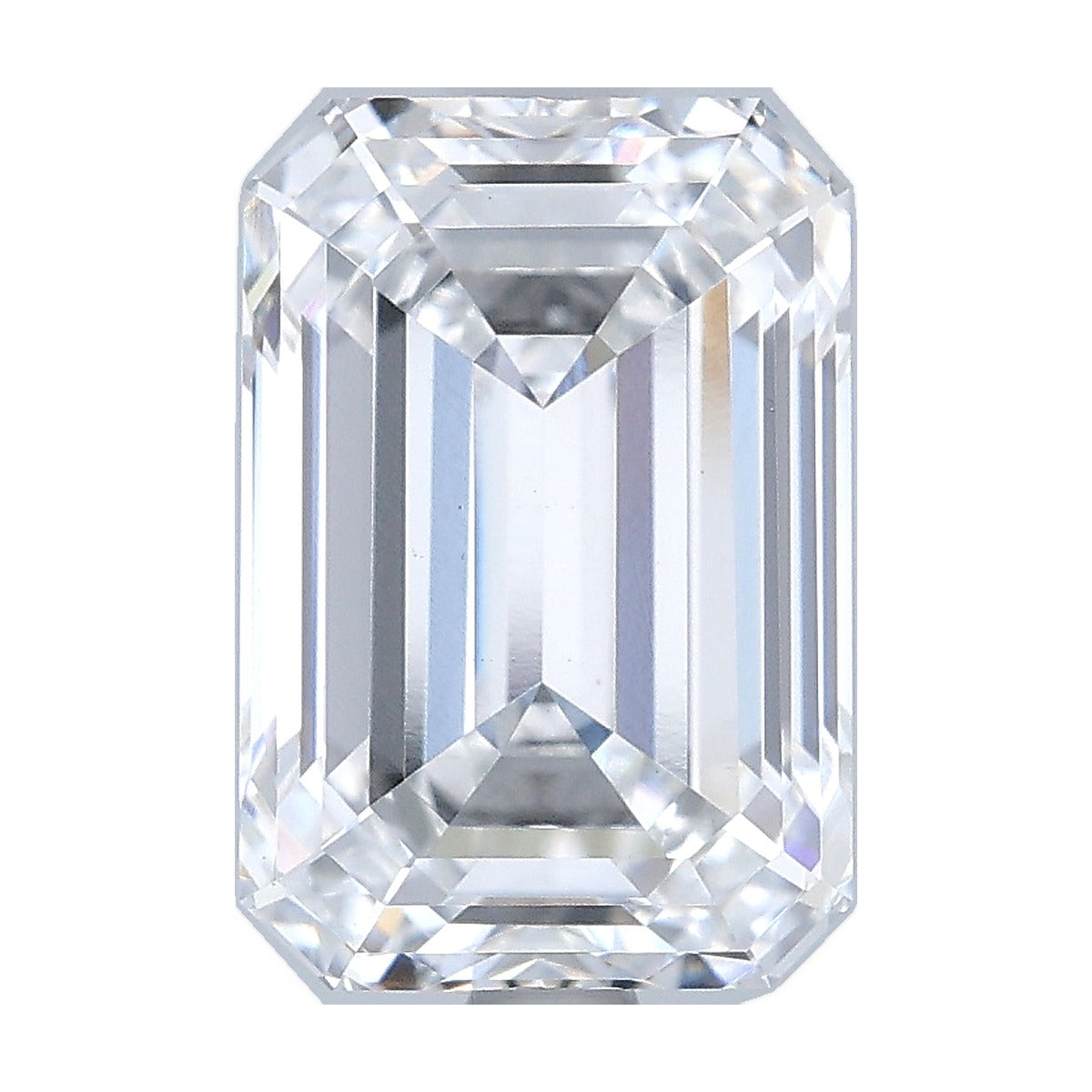 3.56 ct emerald lab-grown diamond, D color, VS1 clarity, IGI certified, still from its 360° video
