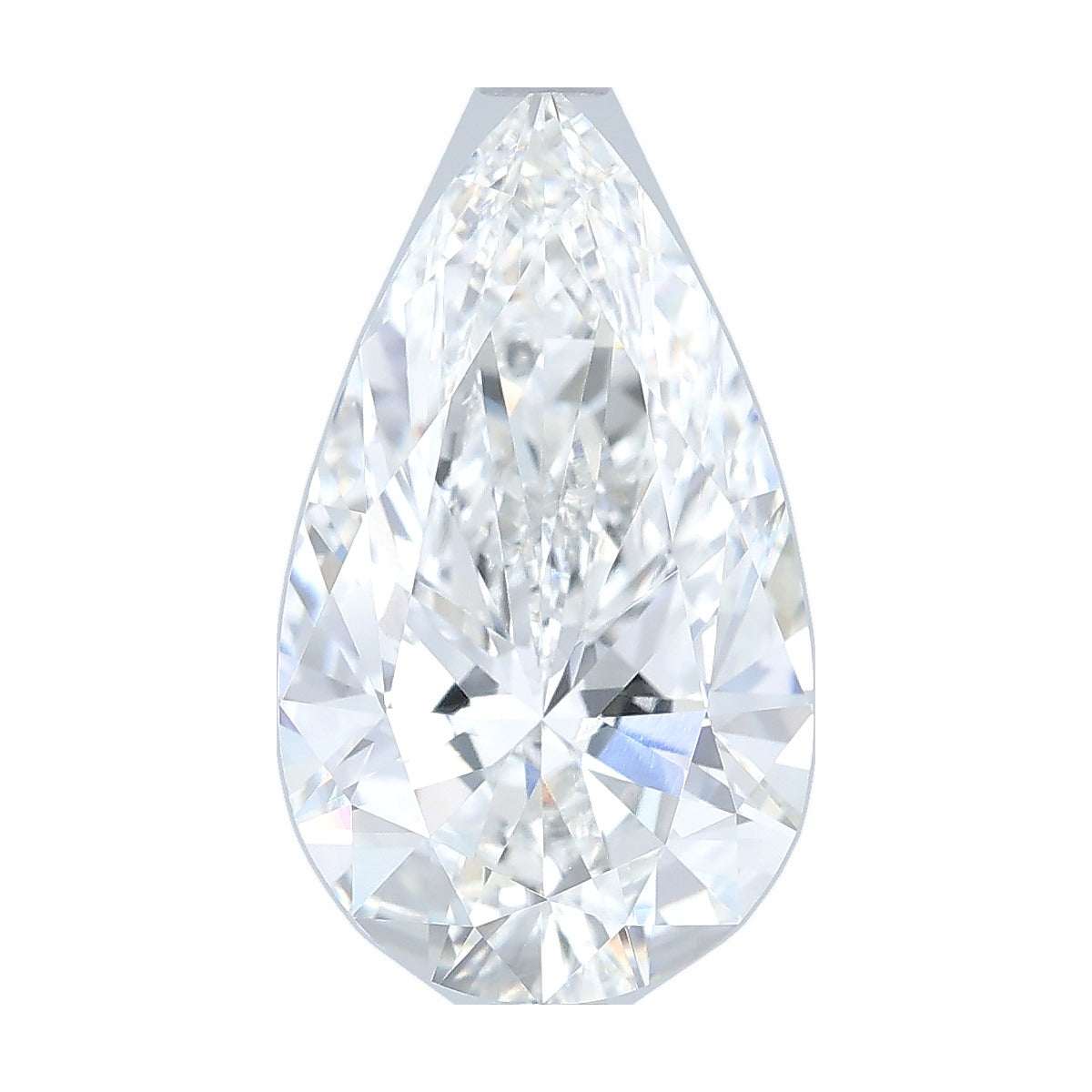 3.56 ct pear lab-grown diamond, F color, VVS1 clarity, IGI certified, still from its 360° video