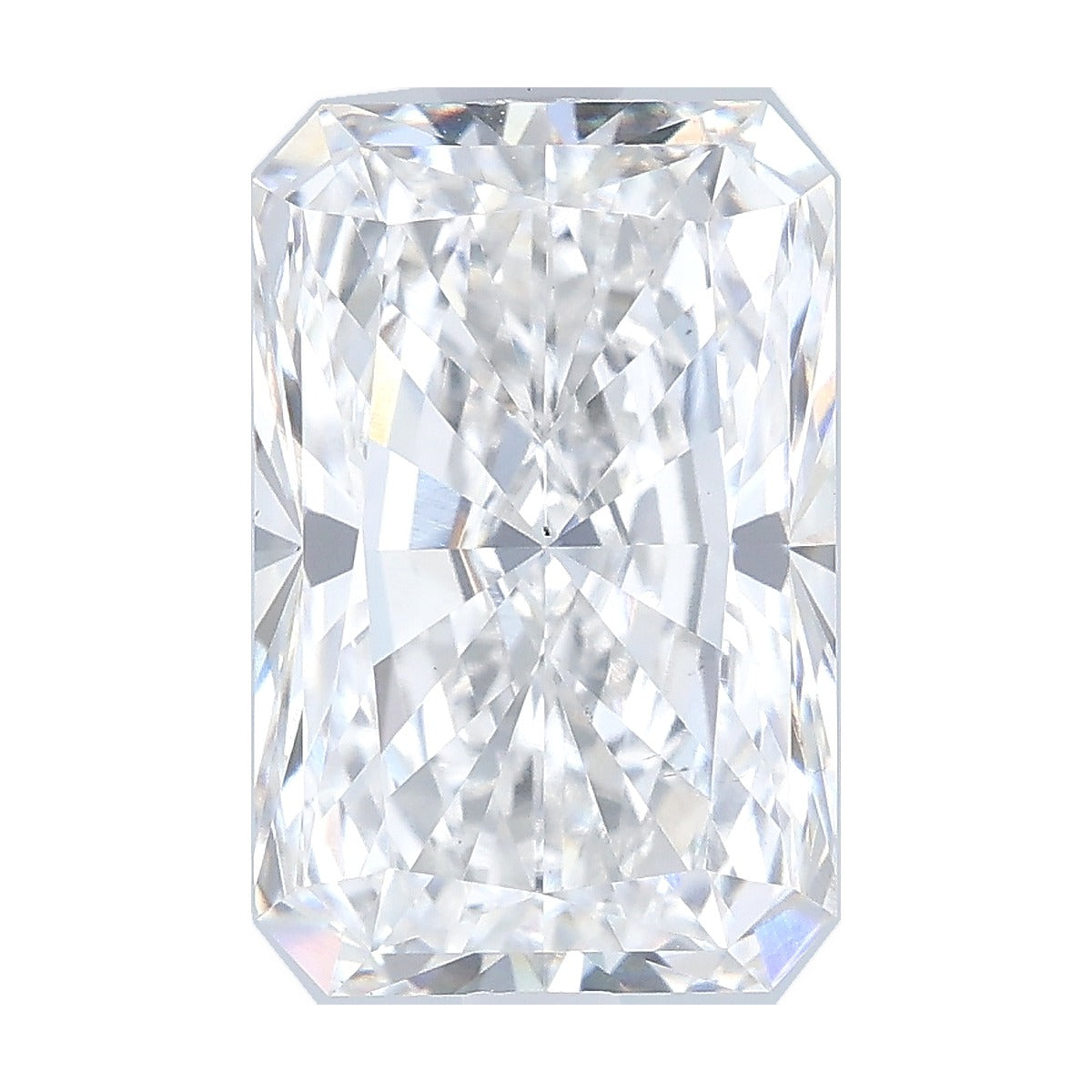 3.56 ct radiant lab-grown diamond, F color, VS1 clarity, IGI certified, still from its 360° video