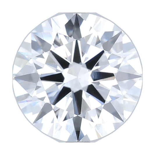 3.56 ct round lab-grown diamond, E color, VS1 clarity, IGI certified, still from its 360° video