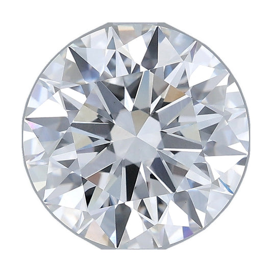 3.56 ct round lab-grown diamond, E color, VS1 clarity, IGI certified, still from its 360° video