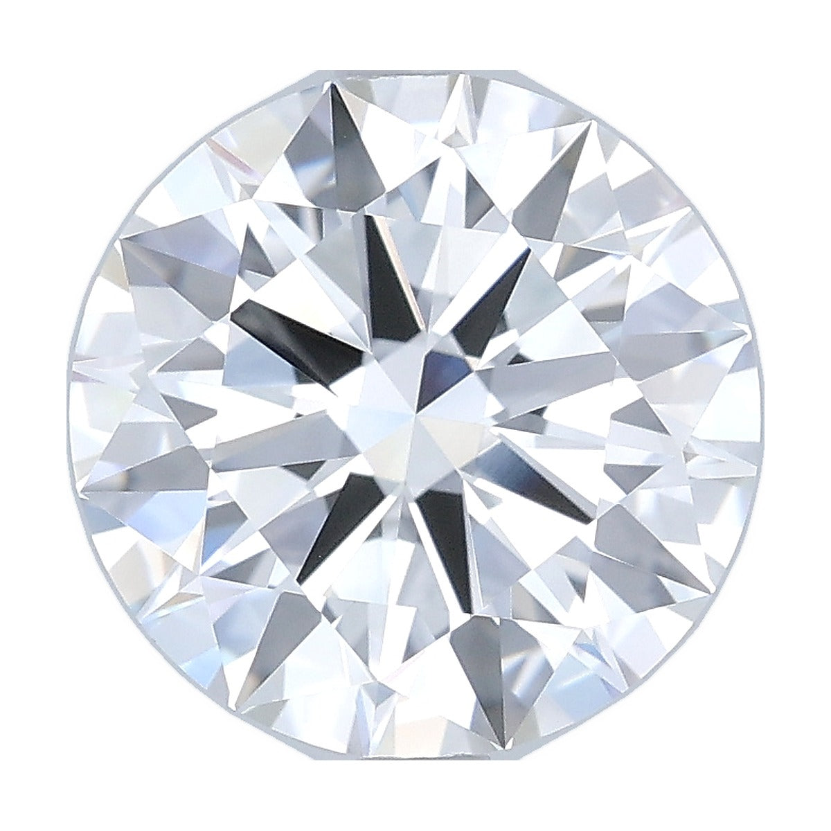 3.56 ct round lab-grown diamond, F color, VVS2 clarity, IGI certified, still from its 360° video