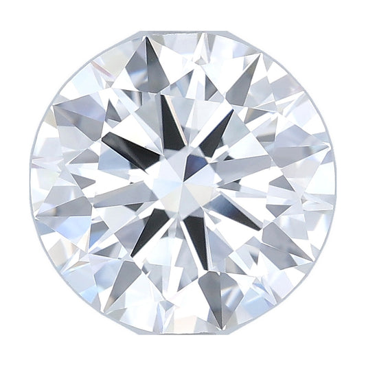 3.56 ct round lab-grown diamond, F color, VVS2 clarity, IGI certified, still from its 360° video