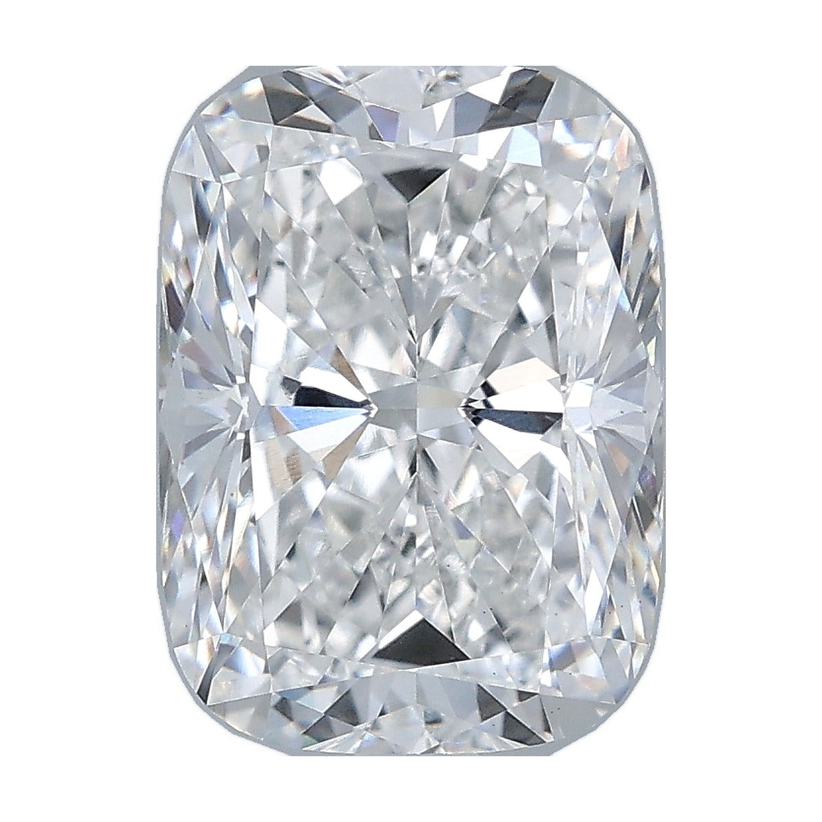 3.57 ct elongated cushion lab-grown diamond, E color, VS1 clarity, IGI certified, still from its 360° video