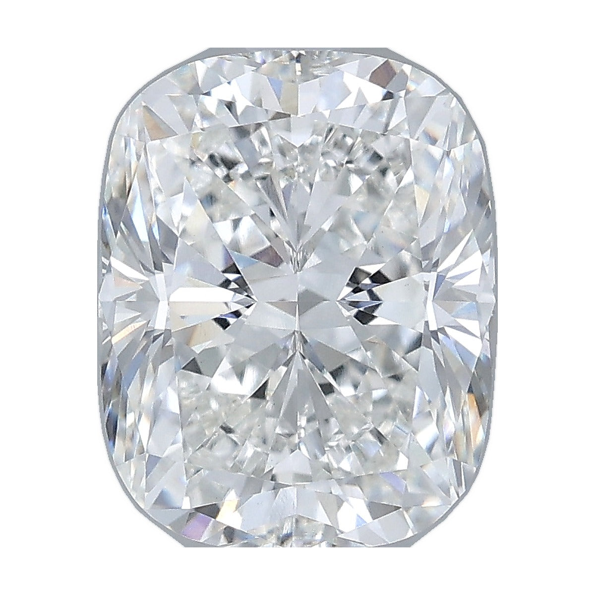 3.57 ct elongated cushion lab-grown diamond, F color, VS1 clarity, IGI certified, still from its 360° video
