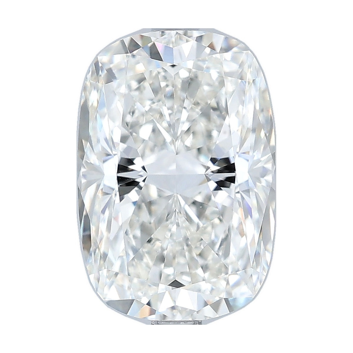 3.57 ct elongated cushion lab-grown diamond, G color, VVS2 clarity, IGI certified, still from its 360° video