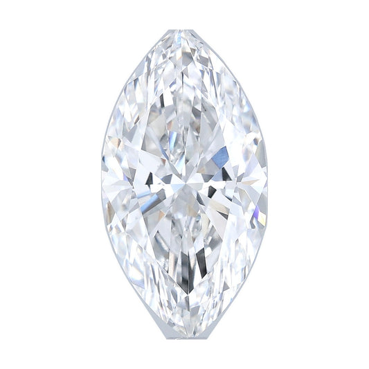 3.57 ct marquise lab-grown diamond, E color, VVS2 clarity, IGI certified, still from its 360° video