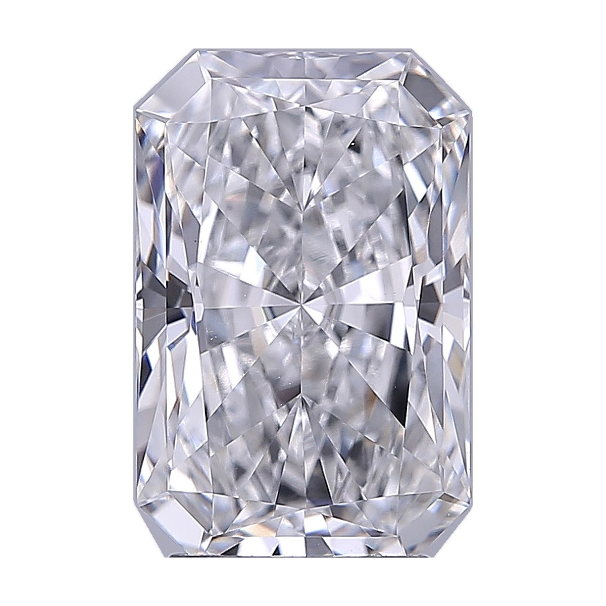 3.57 ct radiant lab-grown diamond, E color, VVS2 clarity, IGI certified, still from its 360° video