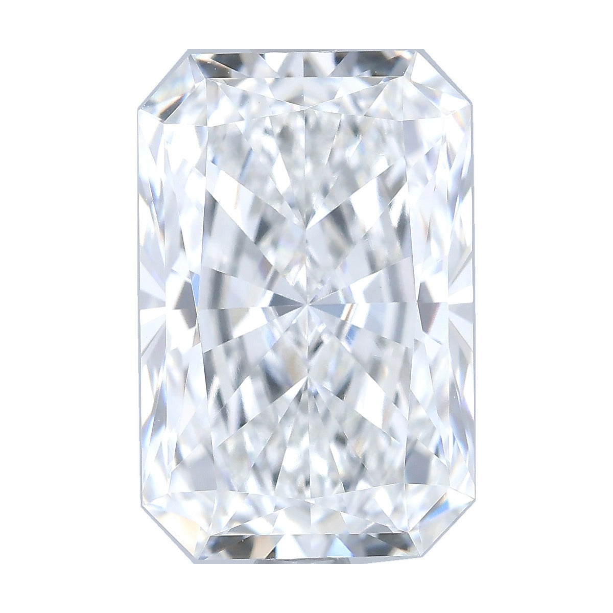 3.57 ct radiant lab-grown diamond, E color, VVS2 clarity, IGI certified, still from its 360° video