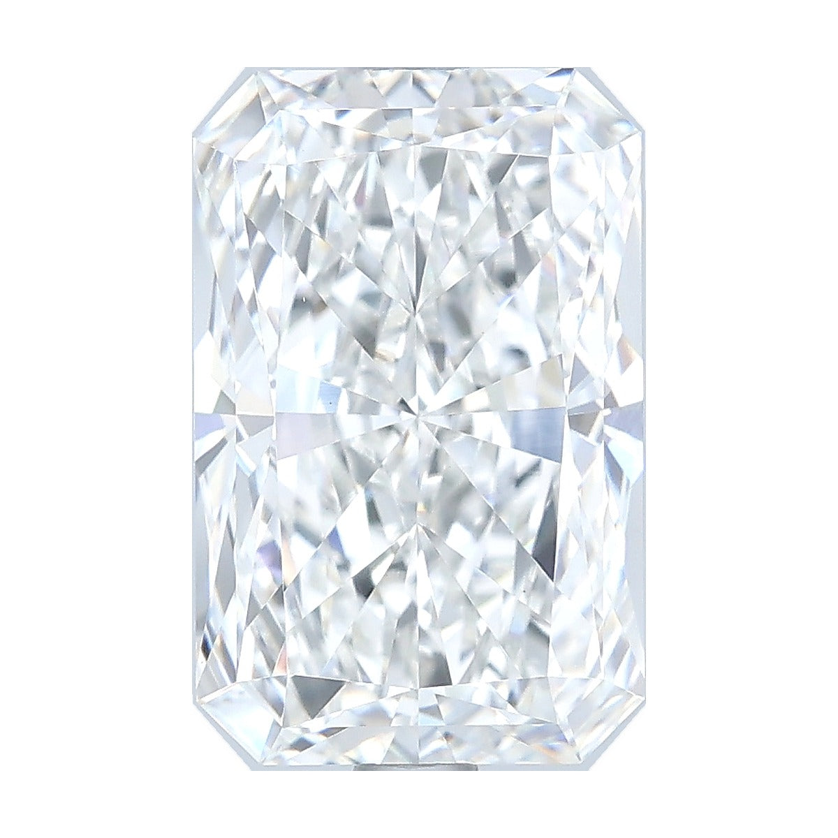 3.57 ct radiant lab-grown diamond, E color, VVS2 clarity, IGI certified, still from its 360° video