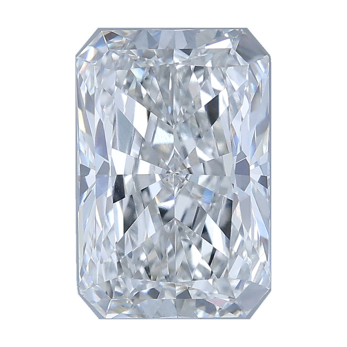 3.57 ct radiant lab-grown diamond, F color, VVS2 clarity, IGI certified, still from its 360° video