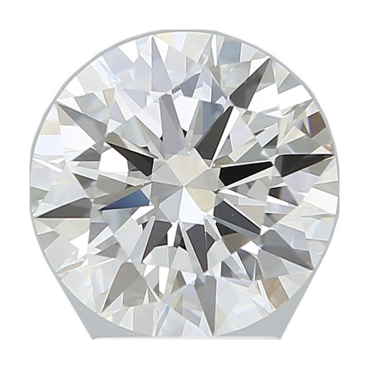 3.57 ct round lab-grown diamond, D color, VVS2 clarity, IGI certified, still from its 360° video
