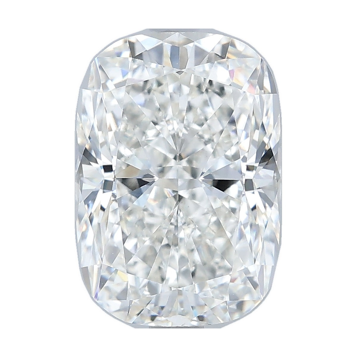 3.58 ct elongated cushion lab-grown diamond, G color, VVS2 clarity, IGI certified, still from its 360° video
