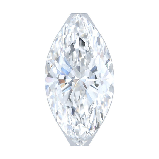 3.58 ct marquise lab-grown diamond, E color, VVS2 clarity, IGI certified, still from its 360° video