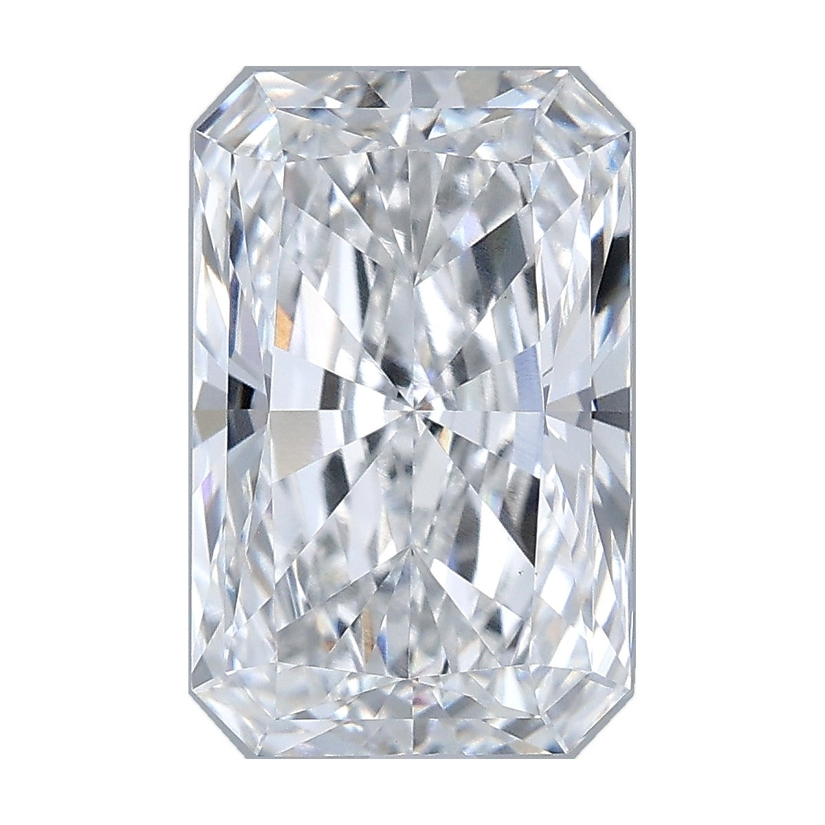 3.58 ct radiant lab-grown diamond, D color, VVS2 clarity, IGI certified, still from its 360° video