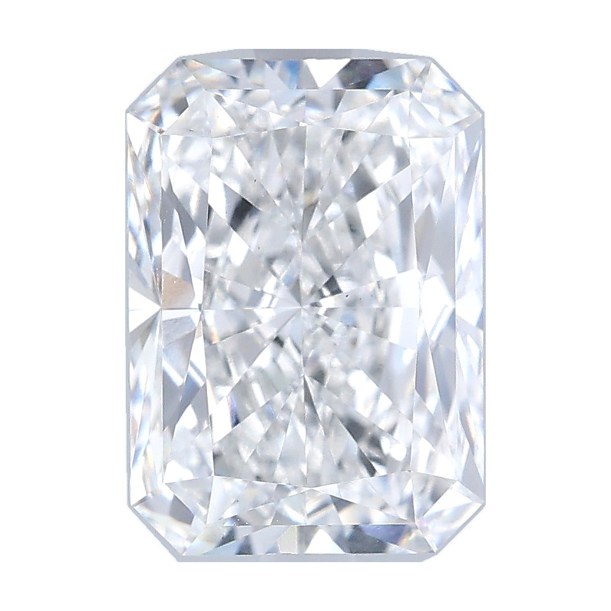 3.58 ct radiant lab-grown diamond, E color, VS1 clarity, IGI certified, still from its 360° video