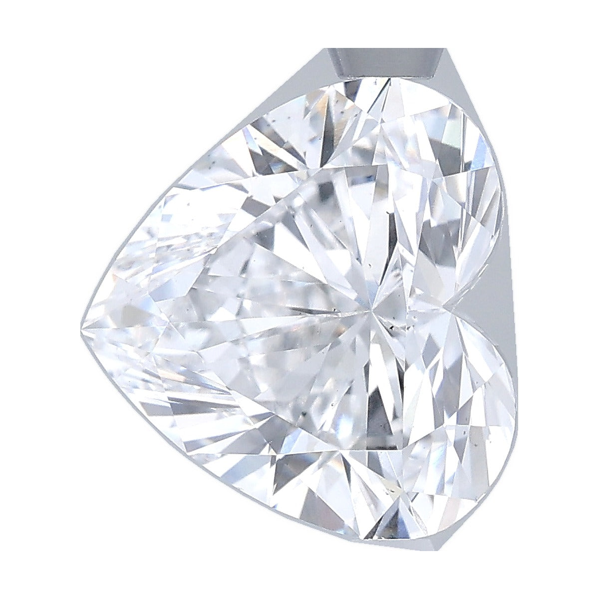 3.59 ct heart lab-grown diamond, D color, VS2 clarity, IGI certified, still from its 360° video