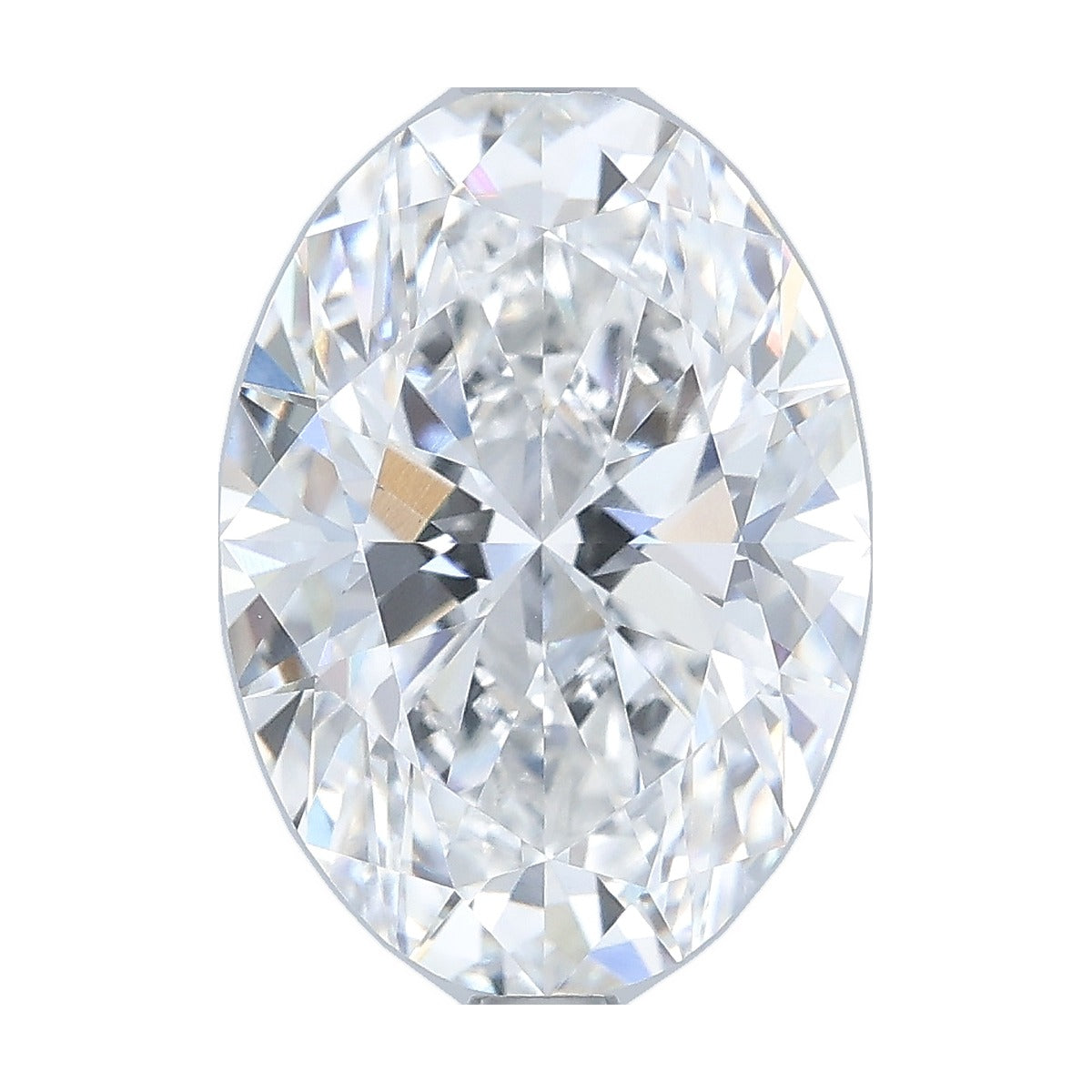 3.59 ct oval lab-grown diamond, E color, VVS2 clarity, IGI certified, still from its 360° video