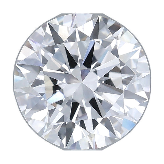 3.59 ct round lab-grown diamond, D color, VVS2 clarity, IGI certified, still from its 360° video