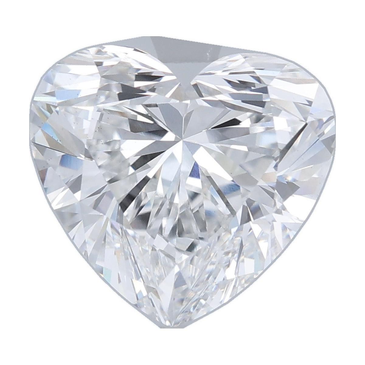 3.70 ct heart lab-grown diamond, D color, VS1 clarity, IGI certified, still from its 360° video