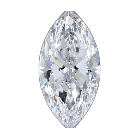 3.70 ct marquise lab-grown diamond, D color, VS1 clarity, IGI certified, still from its 360° video
