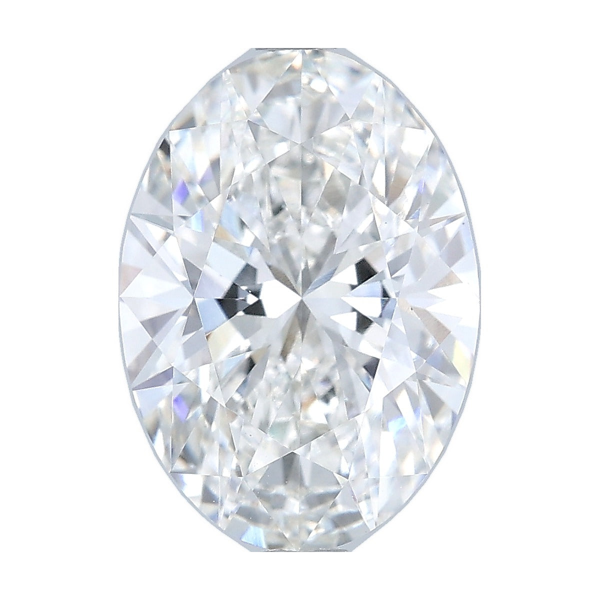 3.70 ct oval lab-grown diamond, F color, VS1 clarity, IGI certified, still from its 360° video